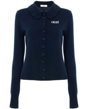 Chloé Fit Cardigan - Blauw