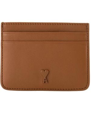 Ami Paris Wallets & Cardholders - Brown