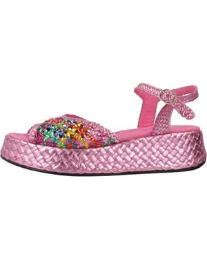 Pons Quintana Flat Sandals - Rose