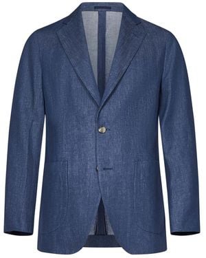 Franzese Collection Formal Blazers - Blue