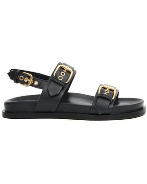 Agl Attilio Giusti Leombruni Flat Sandals - Black