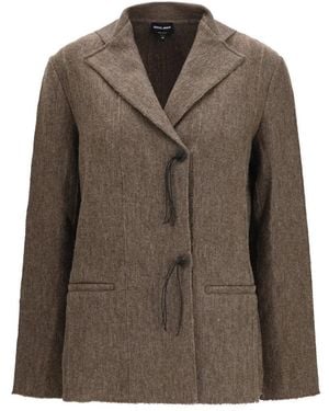 Giorgio Armani Blazers - Marrón