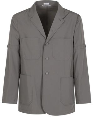 Thom Browne Jassen ,Grijs ,Katoen Cotton Suiting Armband Unconstructed Blazer