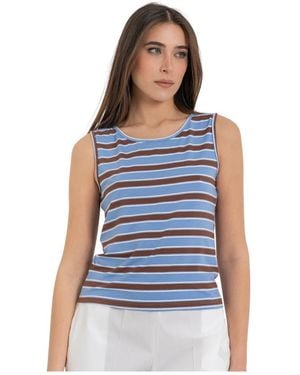 Kocca Sleeveless Tops - Blue
