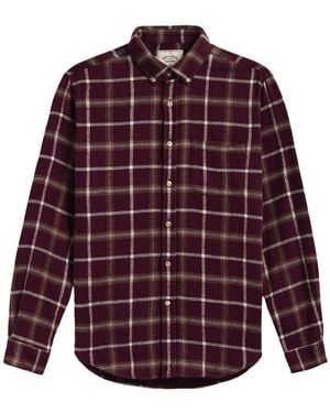 Portuguese Flannel Klassisches karo-hemd - Lila