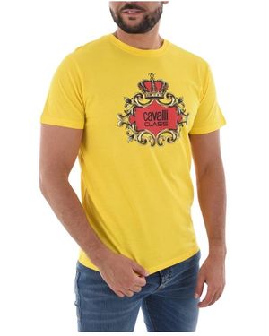 Roberto Cavalli T-Shirts - Giallo