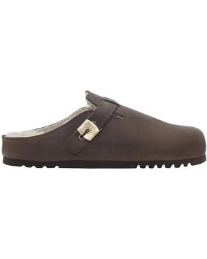 Scholl Mules - Brown