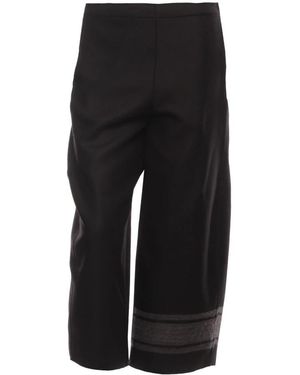 Nine:inthe:morning Cropped Trousers - Black