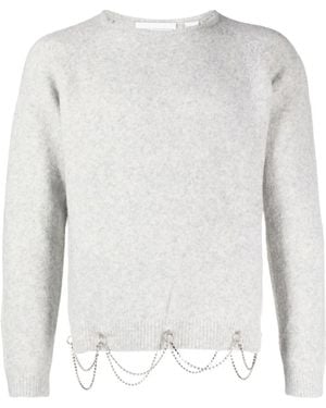 Random Identities Round-Neck Knitwear - Grey