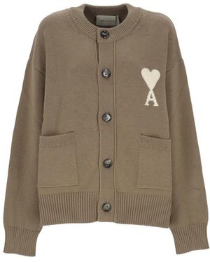 Ami Paris Cardigans - Green