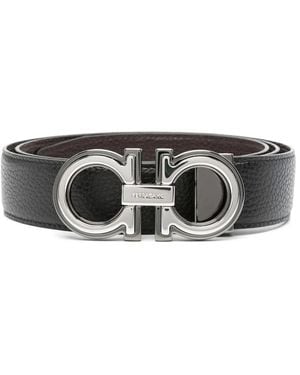 Ferragamo Riemen - - Heren - Zwart