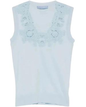 Ermanno Scervino Sleeveless Tops - Azul