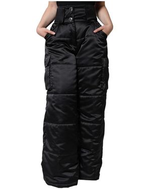 Dolce & Gabbana Wide Trousers - Black