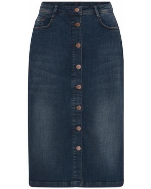 Cro Rokken ,Blauw ,Denim Blauwe Denim Rok