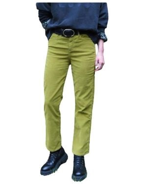 Islow Slim-Fit Trousers - Vert
