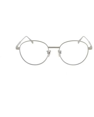BVLGARI Stijlvolle Brilmontuur Voor Modefanaten - Metallic