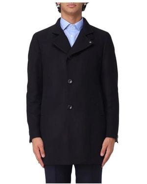 Tagliatore Jassen ,Blauw ,Wol Gordon Jas - Zwart