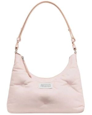 Maison Margiela Ivory Schultertasche Elegantes Design - Pink