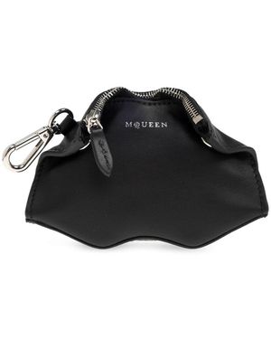 McQueen Ledertäschchen - Schwarz