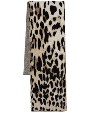 Joseph Ribkoff Accessoires ,Veelkleurig ,Sjaal Met Franjes Van Imitatiebont - Zwart