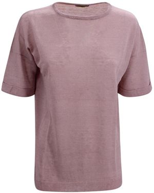 Be You Truien & Vesten ,Roze ,Ronde Hals Knitwear - Paars