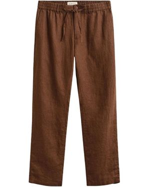 GANT Straight Trousers - Brown