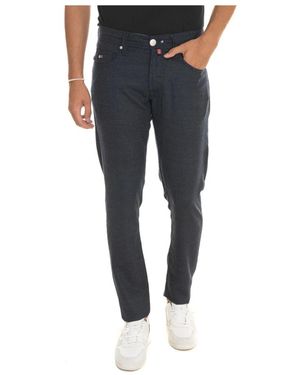 Tramarossa Aanpasbare 5-Pocket Wollen Broek - Blauw