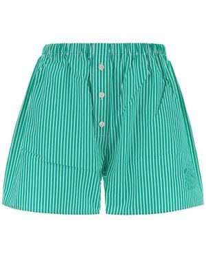 Sporty & Rich Short Shorts - Verde