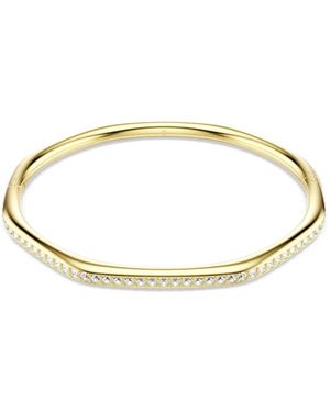 Swarovski Accessoires ,Geel ,Kristallen Armband Voor Tijdloze Elegantie - Metallic
