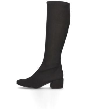 Pretty Ballerinas Stivale in pelle elegante con punta rotonda - Nero