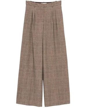 Circolo 1901 Wide Trousers - Marrón