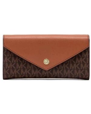 Michael Kors Jet Set Travel Large East-West Continental - Braun