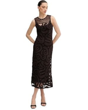 Pinko Midi Dresses - Negro