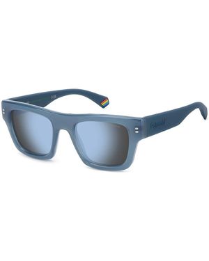 Polaroid Blau Verspiegelte Polarisierte Sonnenbrille