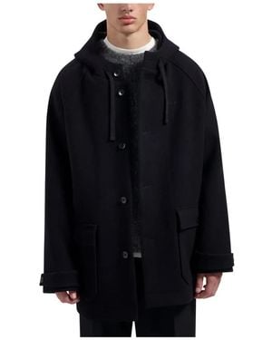 OLAF HUSSEIN Winter Jackets - Negro