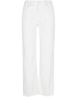 DUNST Essential Gerades Jeans - Weiß