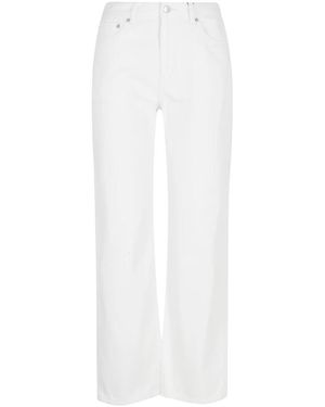 DUNST Essential Gerades Jeans - Weiß
