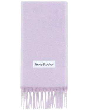 Acne Studios Winter Scarves - Purple