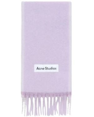Acne Studios Winter Scarves - Purple