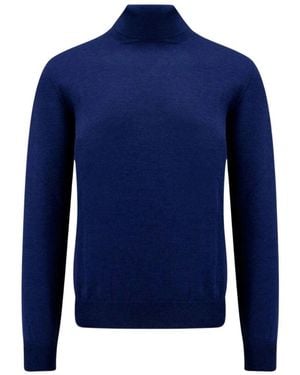 Gran Sasso Pullover Met Col - Blauw