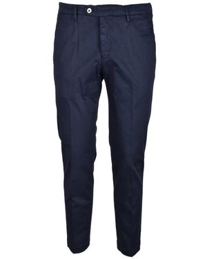 Michael Coal Baumwoll elasthan hose - Blau