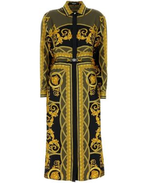 Versace Shirt Dresses - Metálico