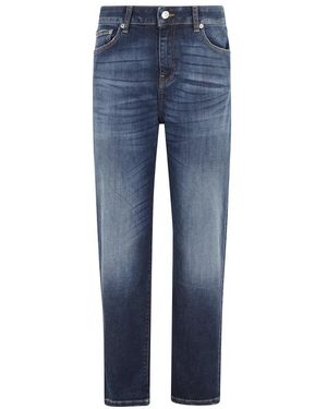 Department 5 Straight Jeans - Blauw