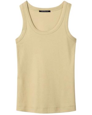 Luisa Cerano Sleeveless Tops - Natural