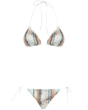 Missoni Caperdoni Zigzag Bikini - Metallic