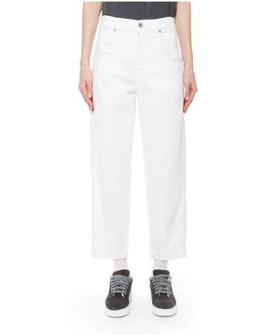 Eleventy Straight Fit Jeans - White