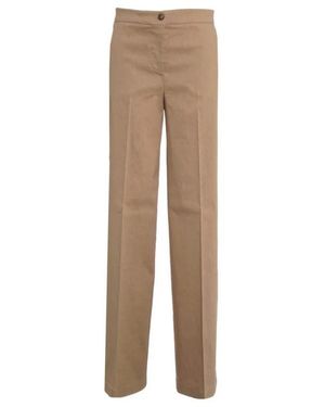 Pinko Straight Pants - Natural