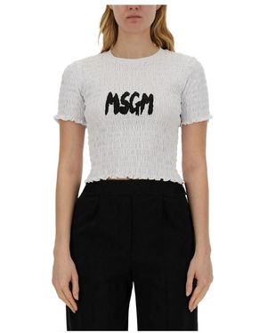MSGM T-Shirts - Grey