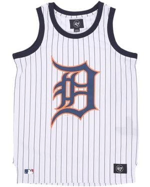 '47 Fitness ,Wit ,Polyester Grafton Jersey - Blauw