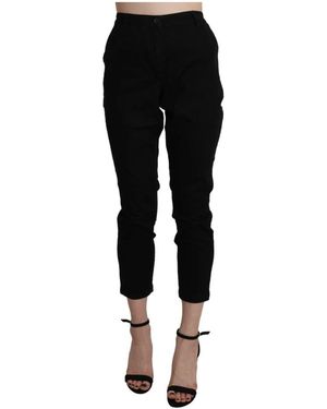 Acht Cropped Trousers - Black